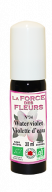 force des fleurs violette d'eau